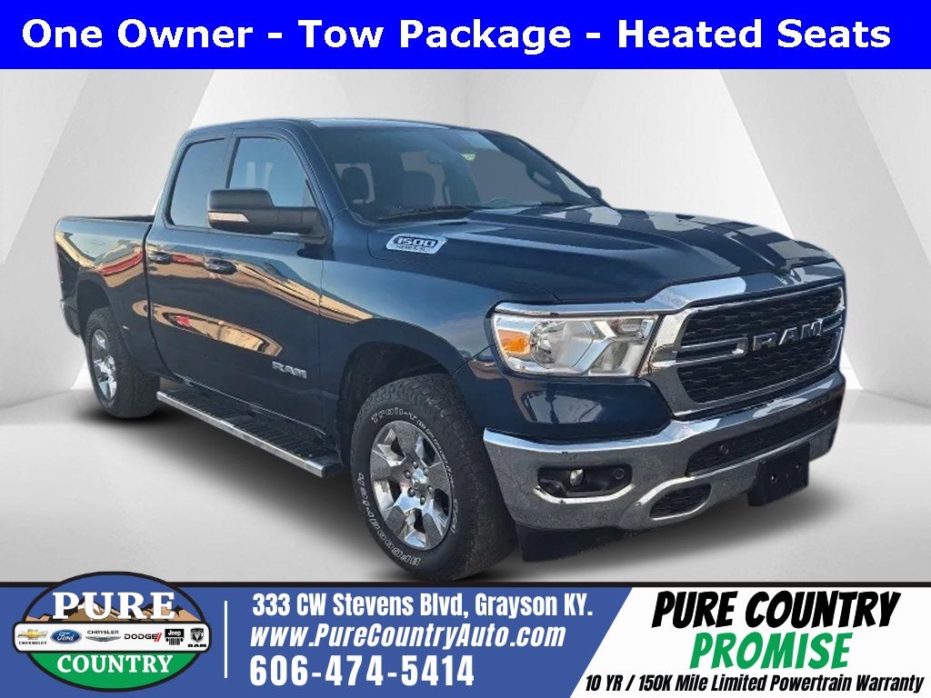 2022 RAM 1500 Big Horn Quad Cab 4x4 6'4' Box